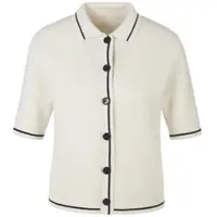 Peter Hahn Strickjacke aus 100% Premium-Kaschmir weiss