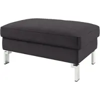 Candy Polsterhocker 3C "Lecce", grau, B:90cm H:45cm, Hocker, Polsterhocker, Passend zur Serie Lecce