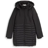 Tom Tailor Hybrid Mantel mit Stehkragen und Kapuze