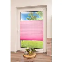 K-Home Plissee "Klemmfix Pisa" Gr. 5, pink, B:80cm H:130cm, Obermaterial: 100% Polyester, Plissees, Plissee, Crushed-Optik, Topseller