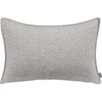 Hock Dekokissen H.O.C.K. "Ivy", grau (grau, gemustert), B:40cm H:10cm L:60cm, Polyester, Dekokissen_Sitzkissen_Kissenhüllen, Dekokissen, leicht gemustert, Kissenhülle mit Füllung, 1 Stück