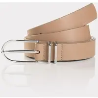 Tom Tailor Ledergürtel , Damen, Gr. 105, grau (taupe), Rindsleder, unifarben, Gürtel Ledergürtel, mit 2,5 cm Breite perfekt für sowohl Casual- als auch Business-Looks