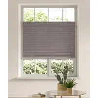 Otto Home Plissee "LAHOLM" Gr. 2, grau (anthrazit), B:50cm H:130cm, Obermaterial: 100% Polyester, Plissees, Plissee, Fixmaß, Bestseller mit über 4000-Bewertungen, für Fenster & Tür, Topseller