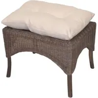HOFMANN LIVING AND MORE Sitzhocker, braun, B:53cm H:39cm T:40cm, Stoffbezug 100% Polyester, , Hocker, Sitzhocker, Hocker mit Kissen