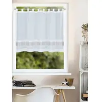 Homing Panneaux "Syrakus" Gr. 2, grau (taupe), B:140cm H:80cm, Polyester, Gardinen, Panneaux, Fertigschal