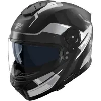 Nolan N80-8 Trittico Helm, schwarz/weiß/grau, L (60)