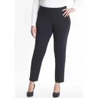 Kjbrand Schlupfhose "Susie XS Jersey", Damen, Gr. 48, N-Gr, blau (marine), Jersey, Obermaterial: 68% Viskose, 27% Polyamid, 5% Elasthan, knöchellang, Hosen Schlupfhose, Sommerhose mit Schlupfbund