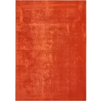 Andiamo Teppich "Arezzo", terra, B:120cm H:16mm L:170cm, Polyester, Teppiche, Teppich, Uni Farben, weicher Flor, waschbar, ideal im Wohnzimmer & Schlafzimmer