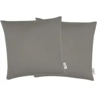 Tom Tailor HOME "Dove" unifarben, Kissenhüllen ohne Füllung, 2er Pack