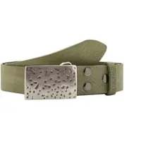 Rettungsring Gürtel Ledergürtel RETTUNGSRING GÜRTEL, Damen, Gr. 80, grün, Leder, unifarben, Gürtel Ledergürtel, mit austauschbarer Schließe »Wolke Silber«