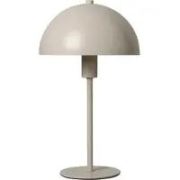 Otto Home Tischleuchte "Eddaa - Pilzlampe", beige, 1, Ø 20cm H: 35cm, 1 Stk., Leuchten, Pilzleuchte, Höhe 35 cm, Tischlampe, Metallsockel, Pilzdesign, Tischleuchte
