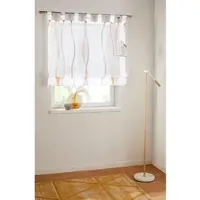 Otto Home Raffrollo "Dimona" Gr. 4, orange (creme, terra), B:100cm H:140cm, Voile, Obermaterial: 100% Polyester, Raffrollos, Raffrollo, Transparent, Voile, Polyester