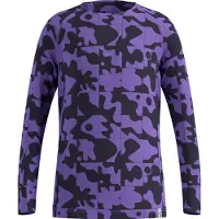 Odlo - Kid's BL Top Crew Neck L/S Active Warm Graphic - Kunstfaserunterwäsche Gr 164 lila/blau