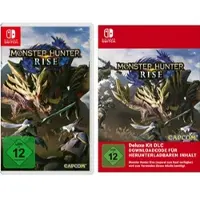 SWITCH Spielesoftware "Monster Hunter Rise + Deluxe Kit DLC", bunt (ohne farbbezeichnung), Switch, Spielesoftware, Spielesoftware