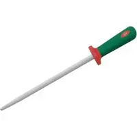 Sanelli Wetzstahl, grüner Griff, Messerschleifer mit langer Klinge, Klingenlänge: 30 cm