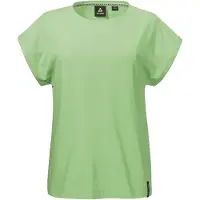 Schöffel Funktionsshirt SCHÖFFEL "T Shirt Style Serenio WMN", Damen, Gr. 38, 6175, grün, Oberstoff: 61% Baumwolle, 34% Polyester, 5% Elasthan, Rundhals, Shirts Funktionsshirt