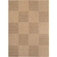 Carpetsale24 In- & Outdoor Teppich Wetterfest im natürlichen Jute-Look, ideal für Wohnzimmer, Küche, Terrasse & Balkon, Grösse: 80x150 cm