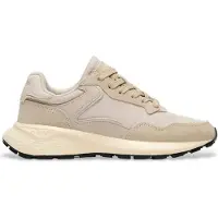 HOFF Unisex. 22535403 City Mkii beige Leder Turnschuhe beige (43), 3 bis 5 cm, Schnürsenkel, Lässig