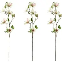 Creativ Green Kunstblume "Sternmagnolie", rosa, H:86cm, Kunststoff, Kunstpflanzen, Kunstblume, mit großen Blüten