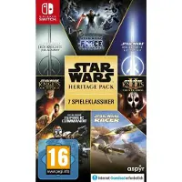 STAR WARS Spielesoftware "Star Wars Heritage Pack", transparent (weiß, neutral), Nintendo Switch, Spielesoftware, 7 Spiele (5 auf Cartridge, 2 als Download), Spielesoftware