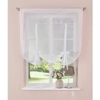 Otto Home Gardine "Lulu" Gr. 2, weiß, B:80cm H:140cm, Voile, Polyester, Gardinen, Gardine, transparent, Voile mit Stickerei