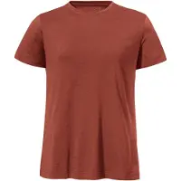 Schöffel Funktionsshirt SCHÖFFEL "T Shirt Hohberg L", Damen, Gr. 36, rot (5590, rot), Oberstoff: 60% Baumwolle, 40% Polyester, Rundhals, Shirts Funktionsshirt
