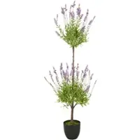 Creativ Green Kunstpflanze "Lavendel", lila, H:120cm, Kunststoff, Kunstpflanzen, Kunstpflanze, mit filigranen Lavendelbüten