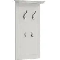 Otto Home Garderobenpaneel "Evergreen", weiß (elfenbein weiß), B:70cm H:108,8cm T:12,5cm, Holzwerkstoff, MDF, Garderobenpaneele, Garderobenpaneel, hochwertig UV lackiert