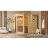 Karibu Sauna "Sina 3" Set, Ofen 9 KW externe Strg easy