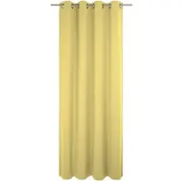 Adam Audio Vorhang ADAM "Uni Collection light", gelb, B:142cm H:185cm, Baumwolle (Bio-Baumwolle), Gardinen, Vorhang, aus 100% Bio-Baumwolle
