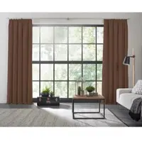 Wirth Vorhang "Dim out", braun, B:142cm H:275cm, Polyester, Gardinen, Vorhang, nach Maß