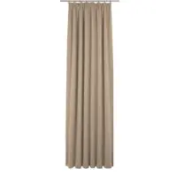 Adam Audio Vorhang ADAM "Uni Collection", braun (hellbraun), B:142cm H:245cm, Baumwolle (Bio-Baumwolle), Gardinen, Vorhang, aus 100% Bio-Baumwolle, Vorhang nach Wunschmaß