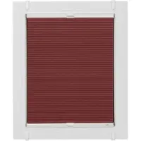 Sunlines Plissee "Start-up Style Honeycomb", rot (ziegelrot, weiß, weiß), B:90cm H:125cm, Obermaterial: 100% Polyester, Plissees, Plissee, verspannt mit Simply-Fix Klemmträger, Wabenplissee, nach Maß