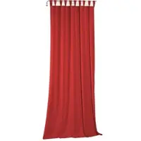 Wirth Vorhang "Newbury", rot, B:130cm H:175cm, Baumwolle, Polyester, Gardinen, Vorhang, nach Maß