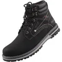 Dockers by Gerli Herrenschuhe Schnürstiefel Schwarz Freizeit