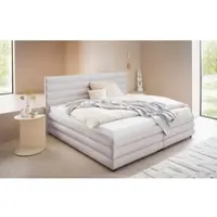 LeGer By Lena Gercke Polsterbett "Maylis", beige (creme), B:212cm L:211cm, 100% Polyester, , Betten, Polsterbett, wahlweise mit und ohne Matratze und Lattenrost, auch in 200cm Breite