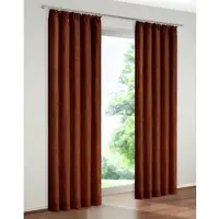 Wirth Vorhang "Trondheim 234 g/m2" Gr. 12, braun (schoko), B:172cm H:255cm, Chenille, Polyacryl, Gardinen, Vorhang