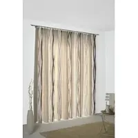 Wirth Vorhang "Brooklyn" Gr. 3, braun, B:142cm H:225cm, Jacquard, Polyester, Gardinen, Vorhang