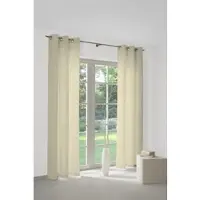 Wirth Vorhang "SUNBONE" Gr. 3, beige, B:132cm H:225cm, Polyester, Gardinen, Vorhang