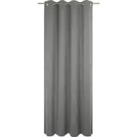 Adam Audio Vorhang ADAM "Uni Collection light" Gr. 3, grau (dunkelgrau), B:145cm H:225cm, Baumwolle (Bio-Baumwolle), Gardinen, Vorhang, aus 100% Bio-Baumwolle, Vorhang nach Wunschmaß