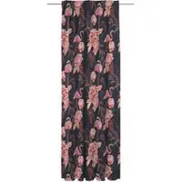 Adam Audio Vorhang ADAM "Eden" Gr. 2, bunt (pink, dunkelblau), B:142cm H:175cm, Jacquard, Baumwolle, Gardinen, Vorhang, aus 100% Bio-Baumwolle
