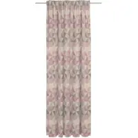 Adam Audio Vorhang ADAM "Bio Bel" Gr. 5, rosa, B:142cm H:255cm, Jacquard, Baumwolle, Gardinen, Vorhang, aus 100% Bio-Baumwolle