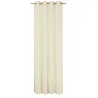 Wirth Vorhang "LORCA" Gr. 5, beige (creme), B:132cm H:255cm, Obermaterial: 66% Polyester, 34% Baumwolle, Gardinen, Vorhang