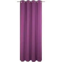 Wirth 1100000002199 "Newbury" Gr. 3, lila (beere), B:130cm H:225cm, Jacquard, Baumwolle, Polyester, Gardinen, 1100000002199
