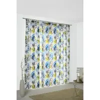 Wirth Vorhang "Molinella" Gr. 4, blau, B:145cm H:245cm, Polyester, Gardinen, Vorhang