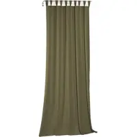 Wirth Vorhang "Torbole" Gr. 4, grün (moosgrün), B:132cm H:225cm, Jacquard, Baumwolle, Polyester, Gardinen, Vorhang