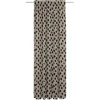 Adam Audio Vorhang ADAM "Dots" Gr. 3, lila, B:142cm H:225cm, Jacquard, Baumwolle, Leinen, Gardinen, Vorhang, aus Leinen und Bio-Baumwolle