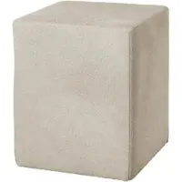 Home affaire Polsterhocker , beige, B:40cm H:50cm T:40cm, Hocker, Polsterhocker, Polsterhocker eckig, stoffbezogen