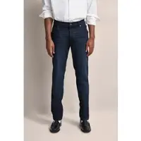 Bugatti 5-Pocket-Jeans "Basic Essentials", Herren, Gr. 44, Länge 34, blau (dunkelblau used), 92% Baumwolle, 6% Polyester, 2% Elasthan, Jeans 5-Pocket-Jeans, Flexcity-Stretch