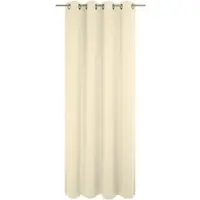 Wirth Vorhang "Umea" Gr. 3, beige (hellbeige), B:132cm H:225cm, Jacquard, Polyester, Gardinen, Vorhang